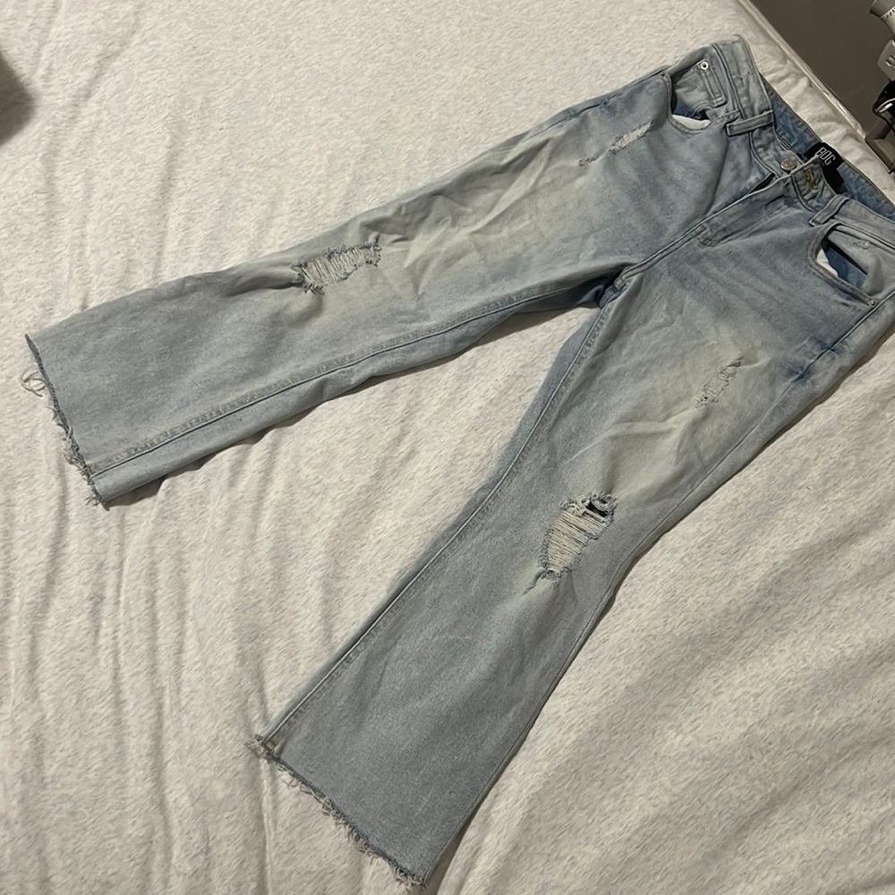 BDG Kick Flare High-Rise Cropped Jeans